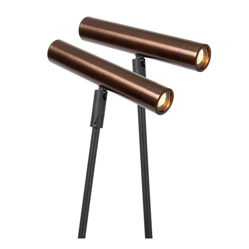 Lucide DUARTE - Stehlampe - 2xG9 - Kaffee | Vibes - detail 3